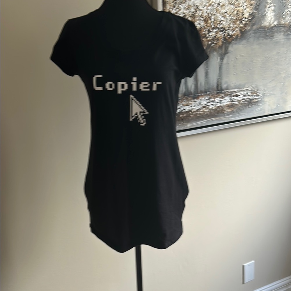 Black Graphic Tee from Thyme Maternity